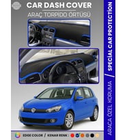 VOLKSWAGEN GOLF 6 (2008-2012) Torpido Örtüsü Ön Göğüs Koruma Tam Uyum UV Koruma
