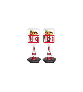 Market Temalı Reklam Ve Uyarı Dubası 2 Adet