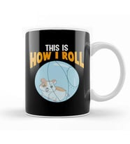 Adorable This Is How I Roll Hamster Pun Kupa Bardak Porselen