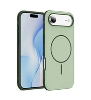 iPhone 17 Air Uyumlu Magsafe Destekli Manyetik Telefon Kılıfı – Darbe Emici, Kaymaz (Yeşil)