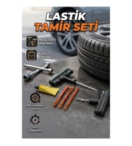 6 Parça Profesyonel Lastik Tamir Seti Araç Motosiklet Bisiklet Fitil Onarım Kiti