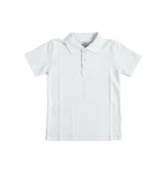 Bilge Trend Beyaz Polo Yaka  Kısa Kollu Kız - Erkek Çocuk  Okul T-Shirt , 23 Nisan Bayram Tişört
