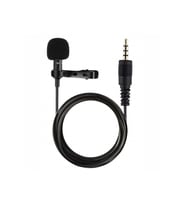 Mey İthalat® 3.5Mm Jak 1.5 Metre Double Mikrofon - Siyah