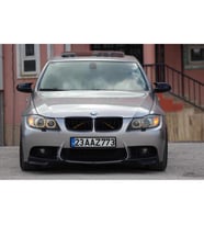Bmw E90 Makyajsız Kasa 2005-2009 Batman Yarasa Ayna Kapağı Piano Black Abs Plastik