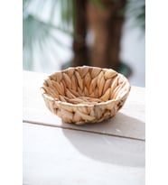 Wicker Hasır Ekmek Sepeti - 15 cm