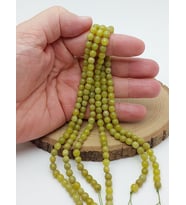 Peridot (Zebercet) Taşı Açık Renk Faset Kesim Dizi 6mm (62250)