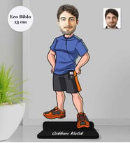 Kişiye Özel Fitness Erkek Ahşap Eco Biblo -1