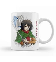 Mikasa Ackerman 01 Kupa Bardak Porselen