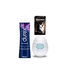 Durex Extreme AnalJel 50 ml + Siyah Deri El Kelepçesi + Hediye