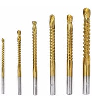 Matkap Ucu Seti Spiral METRİK DİŞ Delik AÇMA Kesme Ahşap Metal Cam Seramik