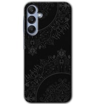 Galaxy A35 Kılıf HD Desen Baskılı Kılıf - Siyah Mandala