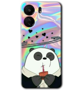 Xiaomi Redmi 13C Kılıf HD Desen Baskılı Kılıf - Milkshake Panda
