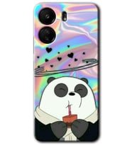 Xiaomi Redmi 13C Kılıf HD Desen Baskılı Kılıf - Milkshake Panda