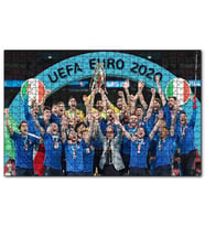 Cakapuzzle İtaly Uefa Euro 2021 Şampiyonası- Puzzle Yapboz MDF (Ahşap) (120 Parça)