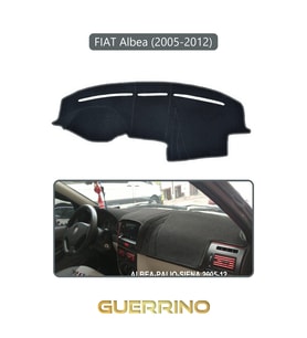 FIAT Albea 2005-2012 Modellerine UygunTORPİDO KORUMA HALISI GRİ KENAR