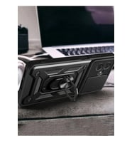 ERTAN Redmi Note 13 Pro Plus Kılıf Pars Lens Yüzüklü Silikon - Lacivert