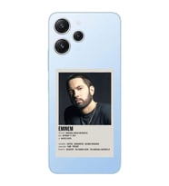 Xiaomi REDMI 12 Uyumlu Eminem Desenli Şeffaf Telefon Kılıfı