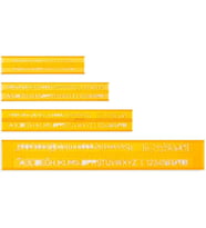 HATAS 02250 TEKNİK RESİM YAZI SETİ 3-5-7-10 MM.