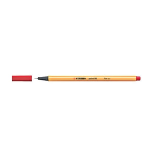 Stabilo Keçe Uçlu İnce Kalem 88 Point 0.4 MM Kırmızı 88/40