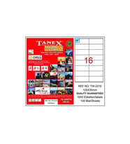 Tanex Lazer Etiket 100 Yaprak 105x35 Mm Lazer Yazıcı Etiketi