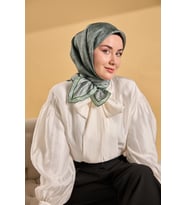 Silk Home Twill İpek Desenli Eşarp 11536