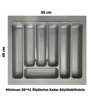 LİDER 55*49 Çekmece İçi Kaşıklık,(50*41 Ölçüsüne Küçülebilir)
