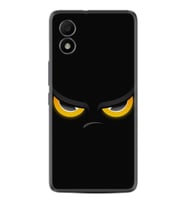 TCL 303 Kılıf Silikon Desen Özel Seri Black Eyes 1644