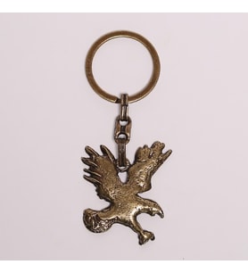BRONZ ŞAHİN FİGÜRLÜ KROM ANAHTARLIK-ANAH253