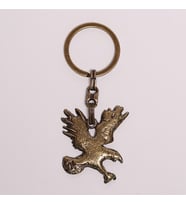 BRONZ ŞAHİN FİGÜRLÜ KROM ANAHTARLIK-ANAH253