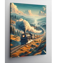 Kanvas Tablo Eski Tren