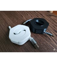 Kablo Makarası  Kablo Toplayıcı  Şarj Kablo Makarası  Taşınabilir Kablo Düzenleyici  Telefon Kablosu Sarma Mekanizması  Dayanıklı 3D Baskı  Kırmızı  KLC Tasarım (Beyaz)