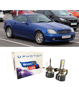 Mercedes SLK R170/R171 Led Xenon Kısa Far Ampulü H7 Mono Yeni Seri Beyaz