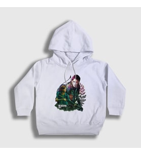 Presmono Unisex Çocuk Beyaz Ellie Oyun Last Of Us Kapüşonlu Sweatshirt 357690tt