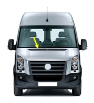 VW Crafter 2006-2012 Motor Kaputu Sağ Üst Izgara Kapak 2E1864878C