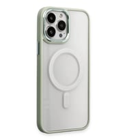 iPhone 15 Pro Max Kılıf Room Magneticsafe Silikon - Su Yeşili