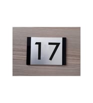 Dekoratif Apartman Kapı Numarası Pleksi-17