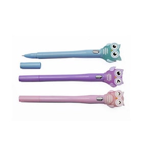 Unick Color Işıklı Baykuş Jel Kalem 4123