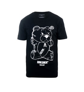 Bonesmen Yuvarlak Yaka T-shirt BAD BOY (Siyah)