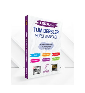 Karekök Yayınları Karekök 8. Sınıf LGS Tüm Dersler Soru Bankası (Çok Renkli)