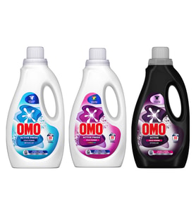 Omo Sıvı Deterjan 1500 ml Beyazlar-Siyahlar-Renkliler 3 lü Karma Paket