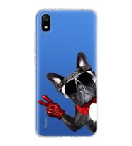 PrintiFy Xiaomi Redmi 7A ile Uyumlu 1mm Slim Fit Köpek 2 050e Baskılı Şeffaf  Kılıf