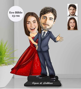 Kişiye Özel Sevgili Ahşap Eco Biblo -39