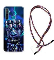 Realme 5i 5 Pro 6i 7 Pro 8 Kılıf Boyun Asklı Rasta Silikon Thunder Play 1760
