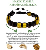 Üretici Sertifikalı Küp Kesim Bordo Sarı Doğal Damla Kehribar Bileklik (Çok Renkli)
