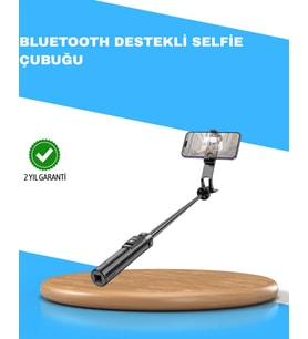 Uzaktan Kumandalı Bluetooth Selfie Çubuğu– 130 cm Ayarlanabilir