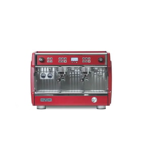 Dalla Corte EVO2-H-2-R Evo2 HV (2 Gruplu) Kahve Makinesi, Kırmızı