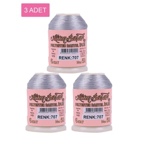 3 Adet Altınbaşak Oya ve Dantel İpi 20 gr - Royaleks - No: 707