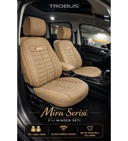 Hyundai Tucson 2010 ve Sonrası Uyumlu Mira Serisi Taba 5'li Oto Koltuk Minderi