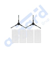 VİOMİ V5 – V5 PRO – ALPHA 2 PRO Uyumlu 2 Yan Fırça 4 Filtre PKT-iasgf0001031