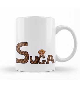 Bts Meets Bt21 Suga Kupa Bardak Porselen